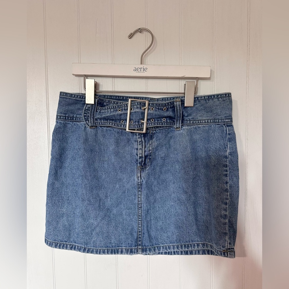Vintage Denim Mini Skirt